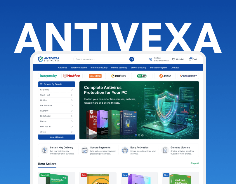 Antivexa - Digital Products E-commerce